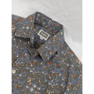 Altamont Shirt Mens Small Confetti Digital Camo Button Up Work Skate